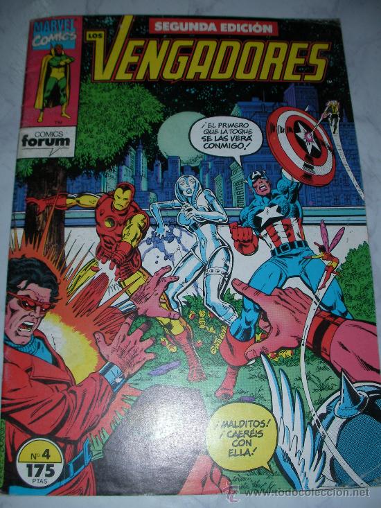 C&oacute;mics: ANTIGUO COMIC LOS VENGADORES N&ordm; 4 - ENVIO GRATIS A ESPA&Ntilde;A - Foto 1