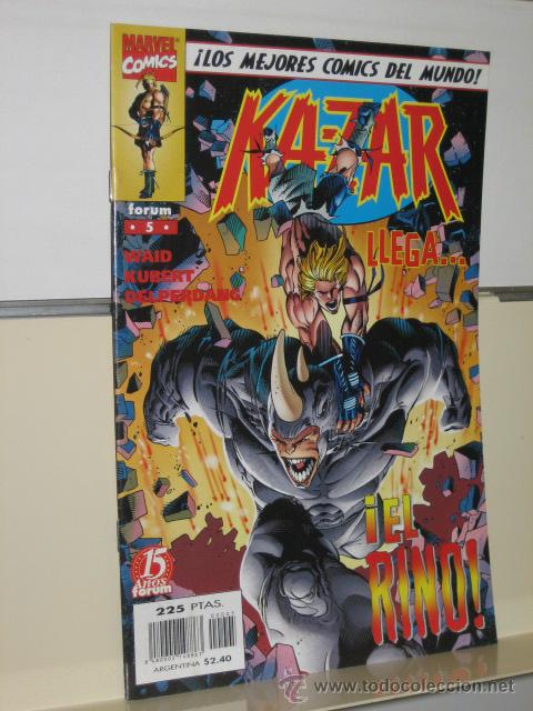 C&oacute;mics: KA-ZAR VOL. 1 N&ordm; 5 -  FORUM (KAZAR) - Foto 1