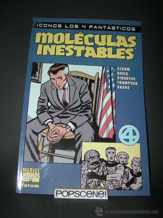C&oacute;mics: COMIC - TOMO ICONOS LOS 4 FANT&Aacute;STICOS MOL&Eacute;CULAS INESTABLES - GUY DAVIS - FORUM - Foto 1