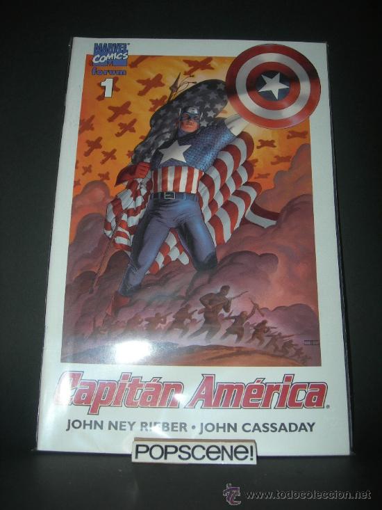 C&oacute;mics: COMIC - CAPIT&Aacute;N AM&Eacute;RICA DEL 1 AL 30 (COMPLETA) - FORUM/PANINI - Foto 1