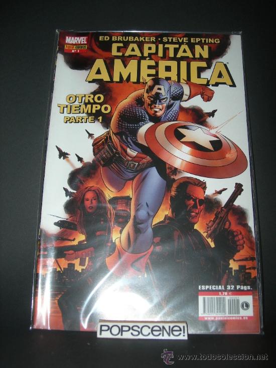 C&oacute;mics: COMIC - CAPIT&Aacute;N AM&Eacute;RICA DEL 1 AL 21 - PANINI - Foto 1