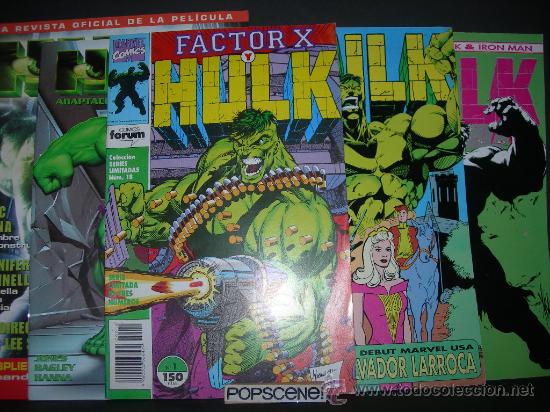 C&oacute;mics: COMIC - PACK HULK - ADAPTACI&Oacute;N/REVISTA OFICIAL/FACTOR X - LARROCA/McFARLANE/PETER DAVID - Foto 1