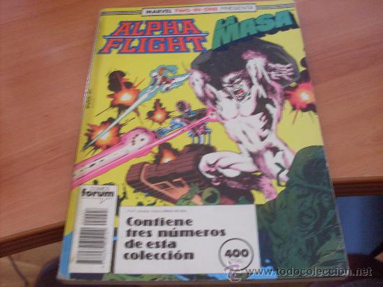 C&oacute;mics: ALPHA FLIGHT - LA MASA TOMO CON LOS N&ordm; 45 - 46 Y 47 ( COB86 ) - Foto 1
