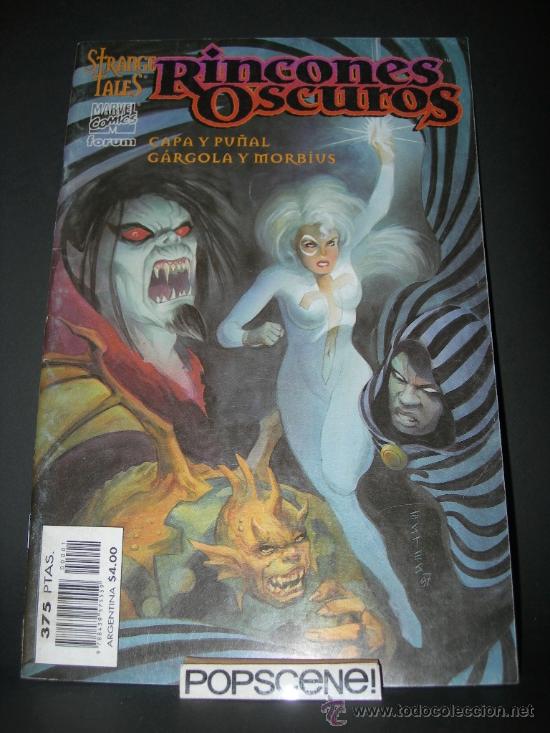 C&oacute;mics: COMIC STRANGE TALES RINCONES OSCUROS CAPA Y PU&Ntilde;AL/G&Aacute;RGOLA Y MORBIUS - FORUM - Foto 1