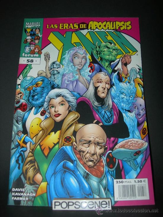C&oacute;mics: COMIC - X-MEN 58 - LAS ERAS DEL APOCALIPSIS - ALAN DAVIS/MARK FARMER - FORUM - Foto 1