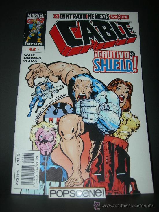 C&oacute;mics: COMIC - CABLE #50 AMERICANO (MARVEL USA)+ CABLE N&Uacute;MEROS 2,25,42 (FORUM) - Foto 3
