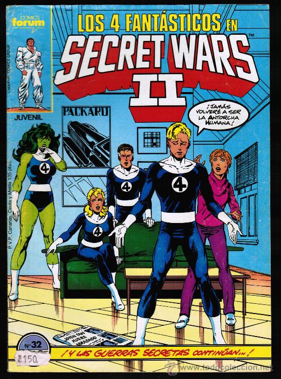 Comics: SECRET WARS II N&ordm; 32 - FORUM