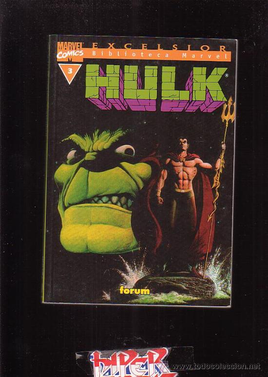 C&oacute;mics: EXCELSIOR BIBLIOTECA MARVEL - HULK N&ordm; 3 - edita : FORUM - Foto 1