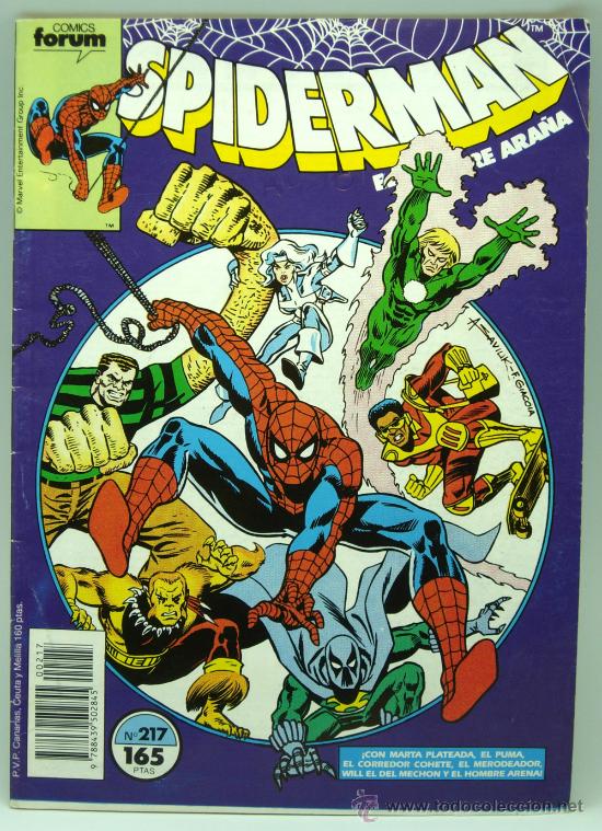 C&oacute;mics: Spiderman n&ordm; 217 Ed Comics Forum 1990 - Foto 1