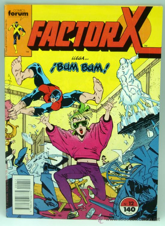 C&oacute;mics: Factor X n&ordm; 12 Ed Forum C&oacute;mics 1989 - Foto 1
