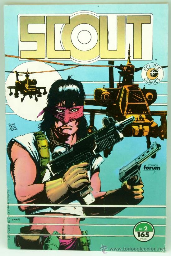 C&oacute;mics: Scout n&ordm; 2 Ed Forum Comics Eclipse 1990 - Foto 1