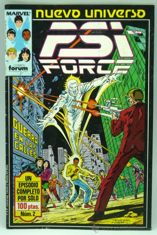 C&oacute;mics: Psi-Force n&ordm; 2 Ed Forum Comics 1988 Marvel - Foto 1