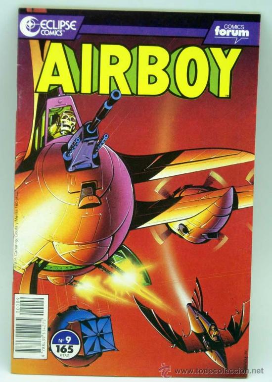 Fumetti: Airboy n&ordm; 9 C&oacute;mic Forum Eclipse 1990