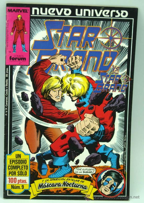 C&oacute;mics: Star Brand n&ordm; 9 Ed Forum C&oacute;mics Marvel 1988 - Foto 1