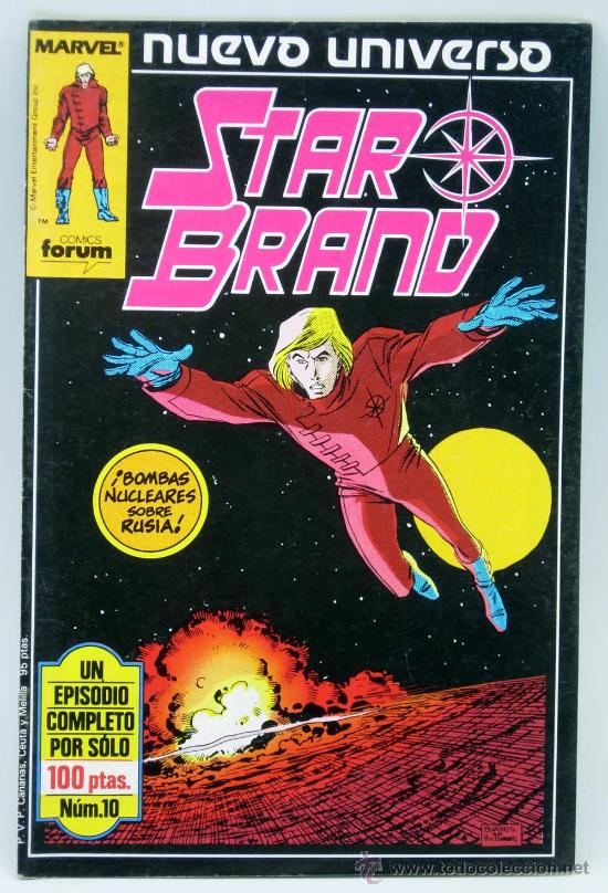 C&oacute;mics: Star Brand n&ordm; 10 Ed Forum C&oacute;mics Marvel 1988 - Foto 1