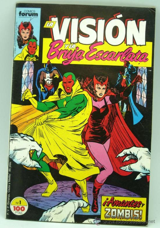 C&oacute;mics: La Visi&oacute;n y la Bruja Escarlata n&ordm; 1 Ed Forum C&oacute;mics 1988 - Foto 1