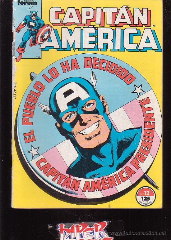 C&oacute;mics: CAPITAN AMERICA N&ordm; 12   ( 1&ordf; FORUM ) - Foto 1