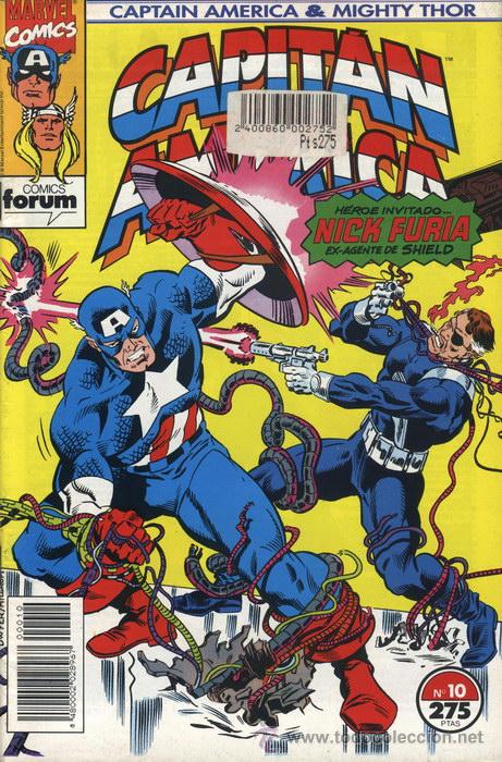 C&oacute;mics: CAPITAN AMERICA & mighty THOR EL PODEROSO vol.2 n&ordm; 10 - Forum - Foto 1