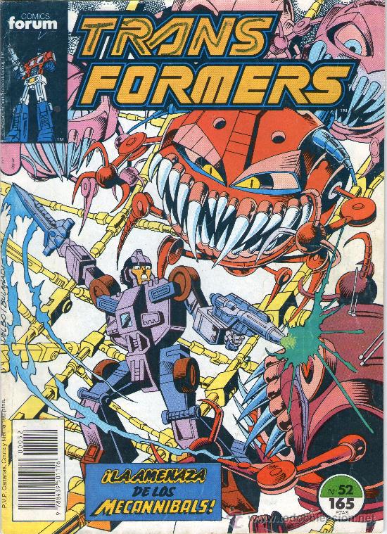 C&oacute;mics: TRANSFORMERS - N&ordm; 52 -&iexcl;LA AMENAZA DE LOS MECANNIBALS! - COMICS FORUM - A&Ntilde;O 1990. - Foto 1
