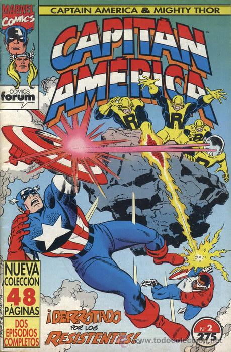 C&oacute;mics: CAPITAN AMERICA & Mighty THOR EL PODEROSO vol.2 n&ordm; 2 - Forum ! 48 P&Aacute;GINAS - Foto 1