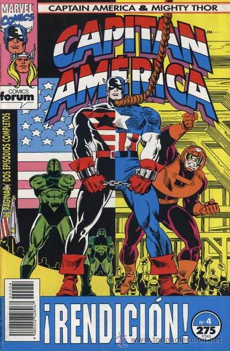C&oacute;mics: CAPITAN AMERICA & Mighty THOR EL PODEROSO vol.2 n&ordm; 4 - Forum ! 48 P&Aacute;GINAS - Foto 1