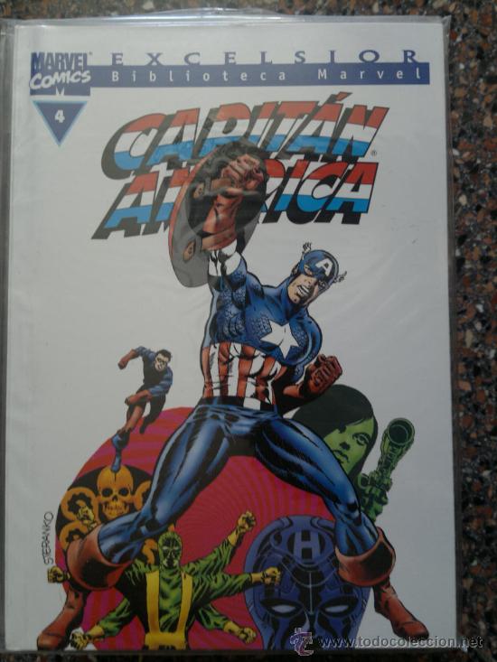 C&oacute;mics: Capitan America. Biblioteca marvel Excelsior. Numero 4. . - Foto 1