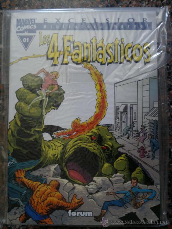 C&oacute;mics: Los 4 Fantasticos. Biblioteca marvel Excelsior. Numero 1. . - Foto 1