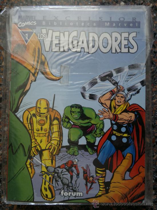 C&oacute;mics: los Vengadores. Biblioteca marvel Excelsior. Numero 1. . - Foto 1