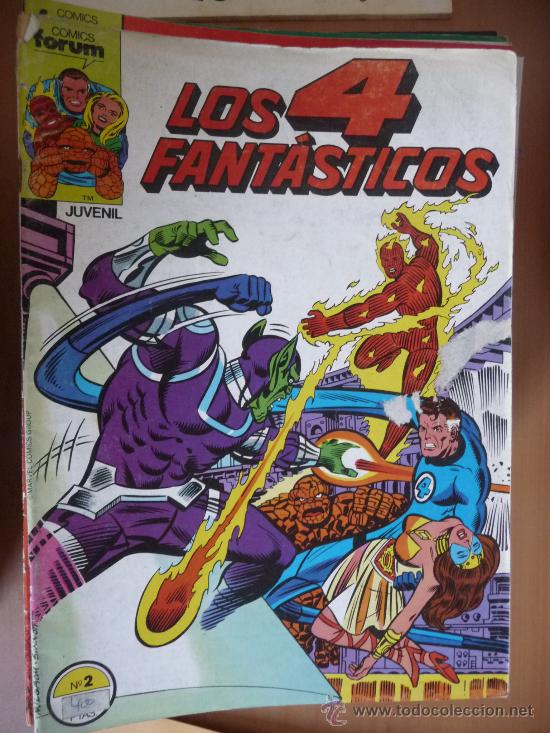 C&oacute;mics: LOS 4 FANT&Aacute;STICOS. VOL 1. N&ordm; 2. FORUM - Foto 1