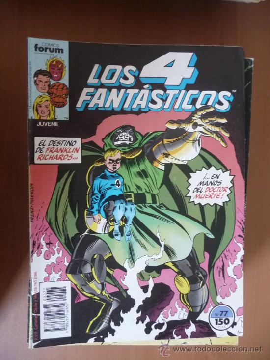 C&oacute;mics: LOS 4 FANT&Aacute;STICOS. VOL 1. N&ordm; 77. FORUM - Foto 1
