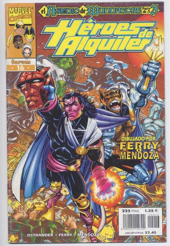 C&oacute;mics: HEROES DE ALQUILER N&ordm; 16 - FORUM - MARVEL COMICS - Foto 1