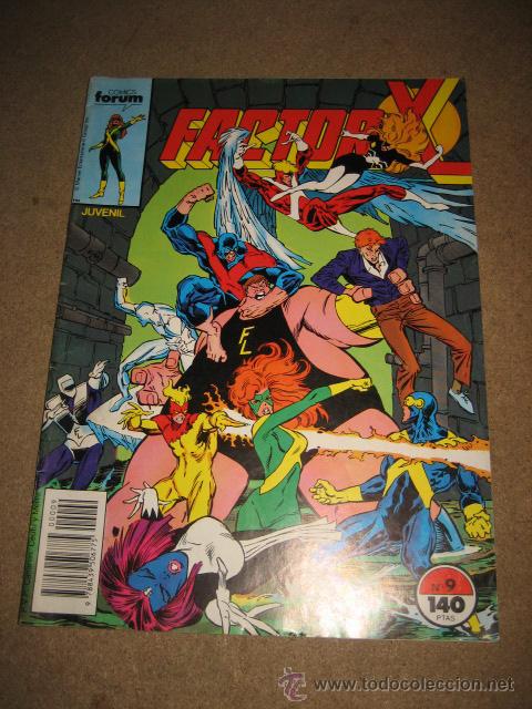 C&oacute;mics: FACTOR X N&ordm; 9   PRESAGIOS DE MUERTE   1988 - Foto 1