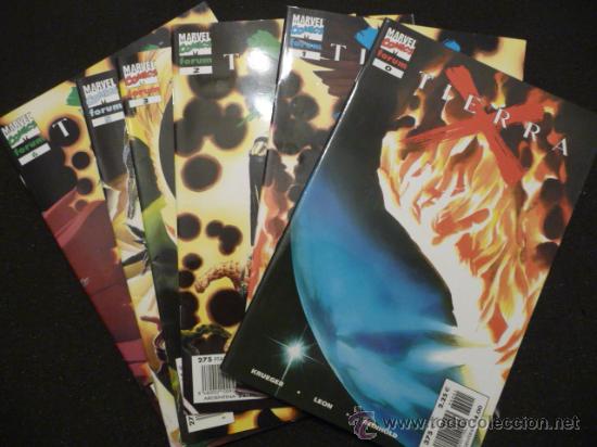 C&oacute;mics: TIERRA X. LOTE DE 6 N&Uacute;MEROS. FORUM - Foto 1