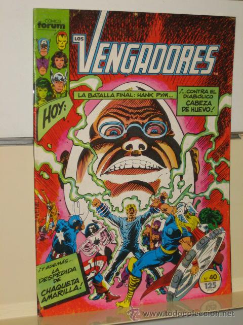 C&oacute;mics: LOS VENGADORES VOL. 1 N&ordm; 40  FORUM - Foto 1