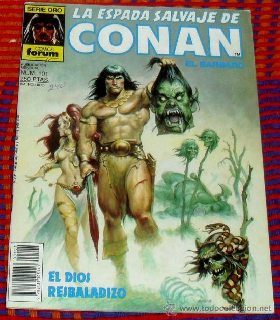 C&oacute;mics: LA ESPADA SALVAJE DE CONAN N&ordm; 101. VOL. 1. EL BARBARO. COMICS FORUM. - Foto 1