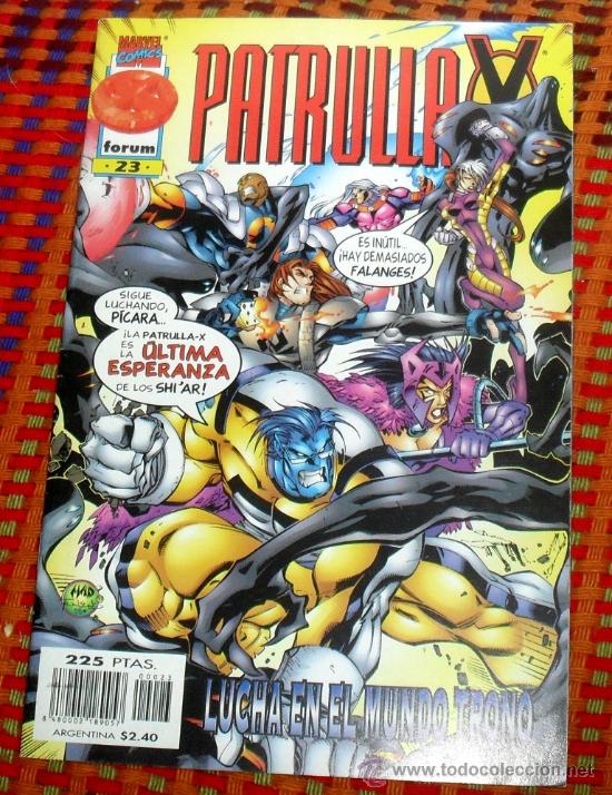 C&oacute;mics: PATRULLA X  N&ordm; 23. VOL. 2.  MARVEL COMICS FORUM 225 PTAS - Foto 1
