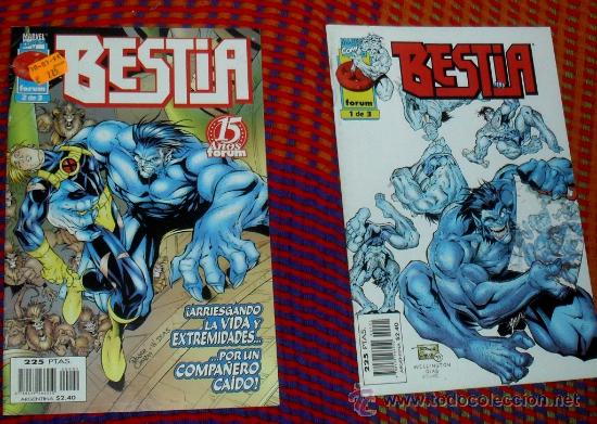 C&oacute;mics: BESTIA N&ordm; 1 Y 2   COMICS FORUM  225 PTAS - Foto 1