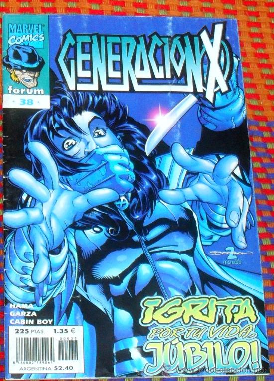 C&oacute;mics: GENERACION X N&ordm; 38. VOL. 2. MARVEL COMICS. FORUM. - Foto 1