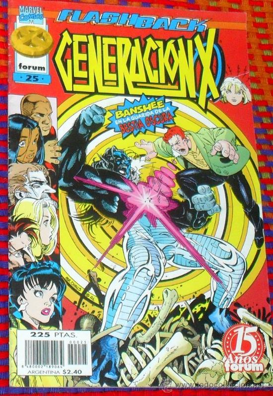 C&oacute;mics: GENERACION X N&ordm; 25. VOL. 2. MARVEL COMICS. FORUM. - Foto 1