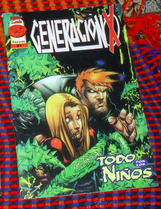 C&oacute;mics: GENERACION X N&ordm; 21. VOL. 2. MARVEL COMICS. FORUM. - Foto 1