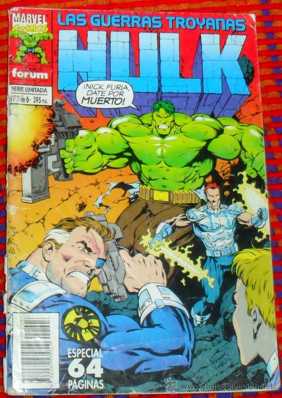 C&oacute;mics: HULK Las guerras troyanas N&ordm; 3 DE 6. MARVEL COMICS. FORUM. - Foto 1