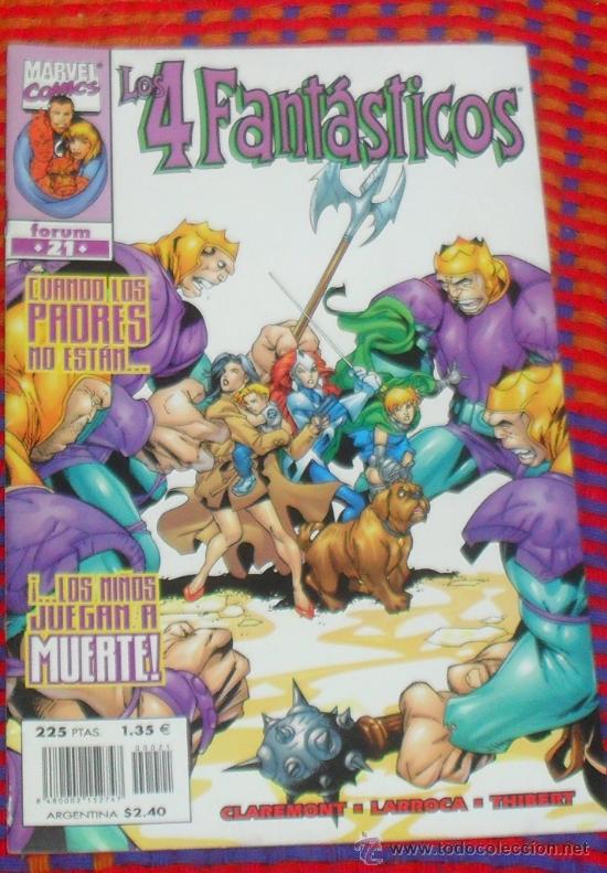 C&oacute;mics: LOS 4 FANTASTICOS N&ordm; 21 MARVEL COMICS  FORUM  225 PTAS - Foto 1