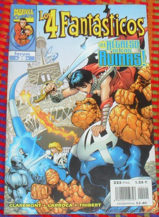 C&oacute;mics: LOS 4 FANTASTICOS N&ordm; 20 MARVEL COMICS  FORUM  225 PTAS - Foto 1