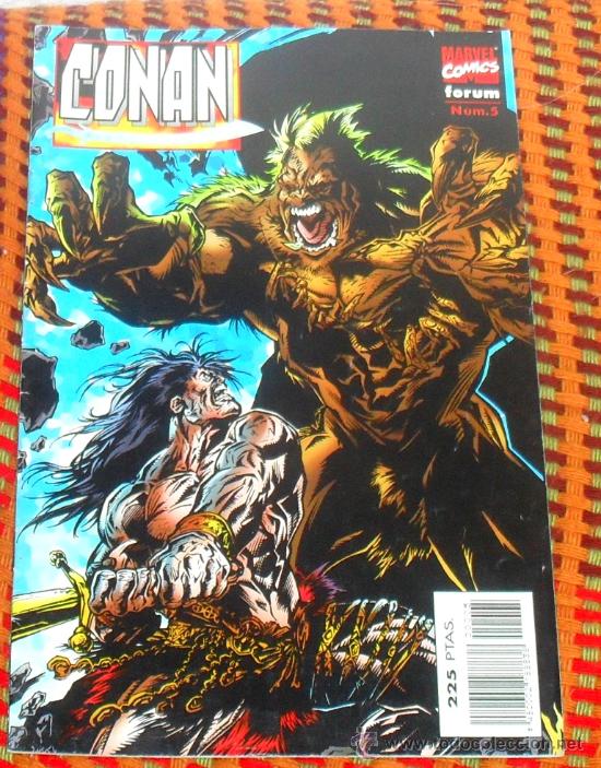 C&oacute;mics: conan  n&ordm; 5 comics forum MARVEL  225 ptas. - Foto 1