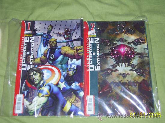 C&oacute;mics: ULTIMATE EXTINCTION. SERIE COMPLETA. 2 N&Uacute;MEROS. - Foto 1