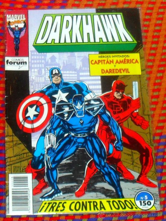 C&oacute;mics: DARKHAWK N&ordm; 5  comics forum marvel comic 155 ptas - Foto 1