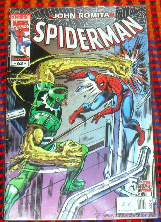 C&oacute;mics: SPIDERMAN JOHN ROMITA N&ordm; 62 EXCELSIOR. Marvel Comics. Forum. - Foto 1