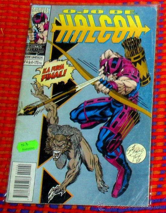 C&oacute;mics: OJO DE HALCON N&ordm; 4 DE 4. SERIE LIMITADA. MARVEL COMICS. FORUM. - Foto 2
