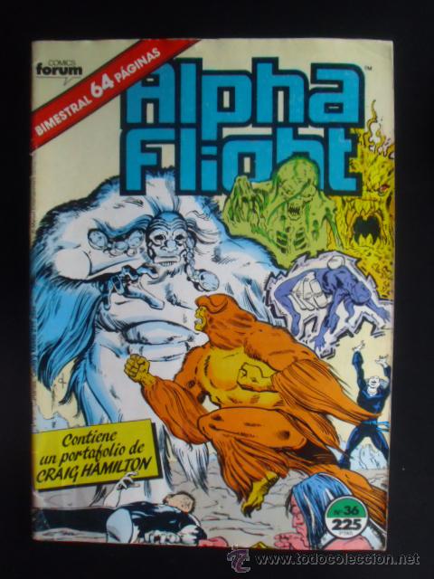 C&oacute;mics: Alpha Flight. N&ordm; 36. A&ntilde;o 1987. - Foto 1