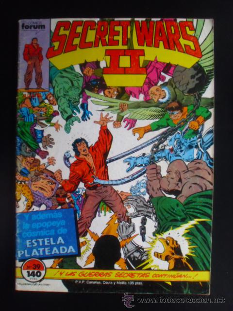 Comics: Secret Wars II. N&ordm; 39. Comics Forum. A&ntilde;o 1987.